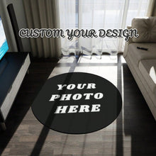 Load image into Gallery viewer, 1PC Personalized Round Rug, Custom CD Game Disc Rug, Video Game Disc Room Decor, Custom Image Carpet For Salon Decor, Personalized Home Gift